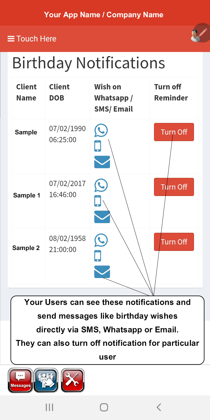 Notifications