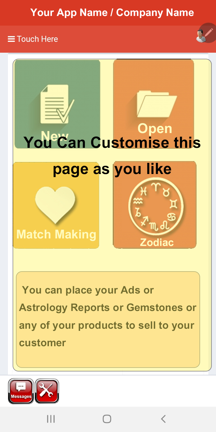 Horoscope Creation Page