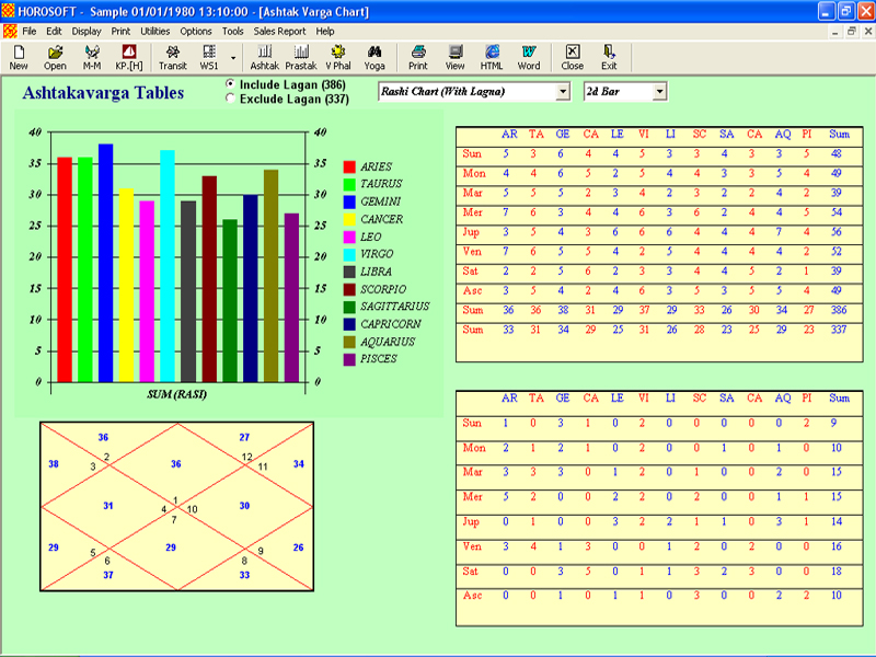 Horosoft Birth Chart